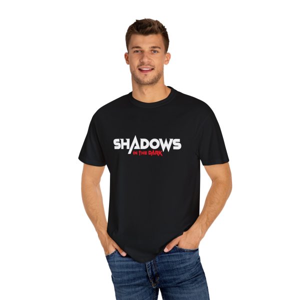 Shadows in the Dark T-Shirt | Unisex Garment-Dyed Tee for Fans, Graphic Tee, Casual Wear, Gift for Holidays, Music Lovers, Cozy Style - Image 4