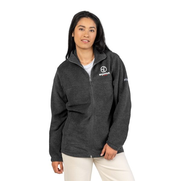 Cozy Fleece Jacket, Unisex Columbia Jacket, Embroidered Fleece Coat, Warm Outdoor Layer, Gift for Him/Her/Adventure - Image 2