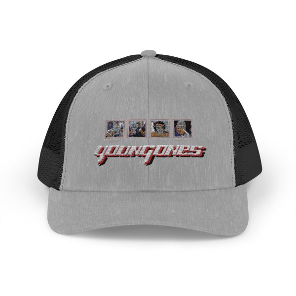 Stylish Snapback Trucker Cap with Unique 'Young' Design - Perfect for Summer Days, Festivals, Outdoor Adventures, and Casual Outfits - Image 7