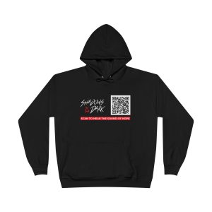 Urban Eco-Friendly Hoodie with QR Code - Perfect for Casual Wear, Gift for Techies, Streetwear Fashion, Unisex Style, Eco-Conscious Living