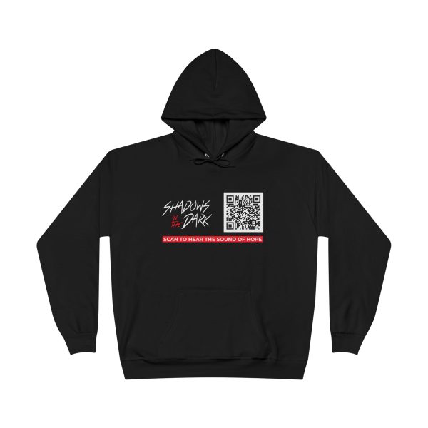 Urban Eco-Friendly Hoodie with QR Code - Perfect for Casual Wear, Gift for Techies, Streetwear Fashion, Unisex Style, Eco-Conscious Living