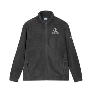 Cozy Fleece Jacket, Unisex Columbia Jacket, Embroidered Fleece Coat, Warm Outdoor Layer, Gift for Him/Her/Adventure