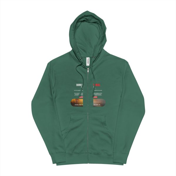 Cozy Unisex Fleece Zip Up Hoodie with Graphic Design, Casual Wear, Street Style, Gift for Him/Her, Fall/Winter Fashion